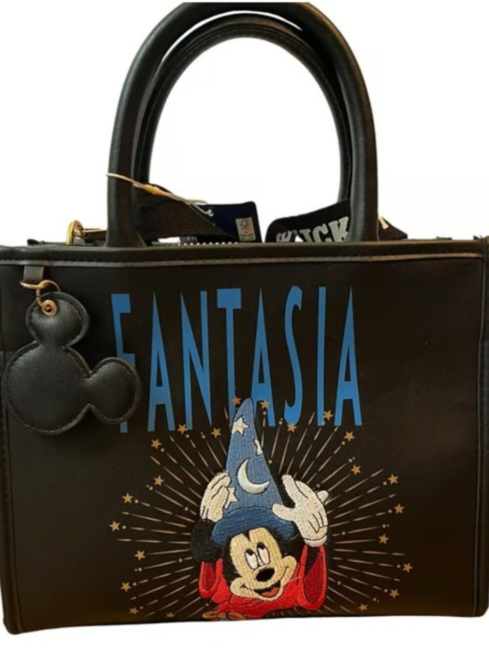Disney Fantasia Sorcerer Mickey Mouse Mini Tote Bag Crossbody